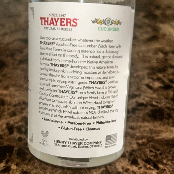 THAYERS Alcohol-Free Witch Hazel Facial Mist with Aloe Vera, Cucumber  8oz - Picture 5 of 6